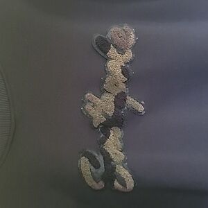 Vintage South Pole black sweater with camo font size Medium